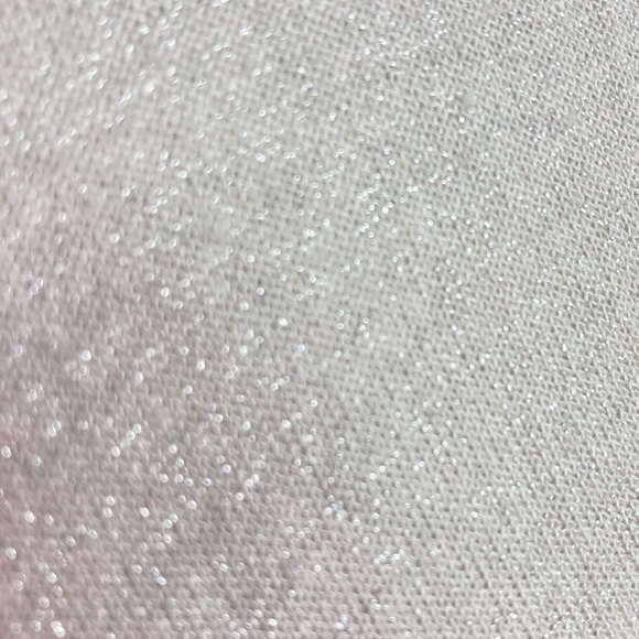 MAX MARA Metallic Dolman Sleeve Asymmetrical Lightweight Sparkly Sweater - Picture 9 of 11